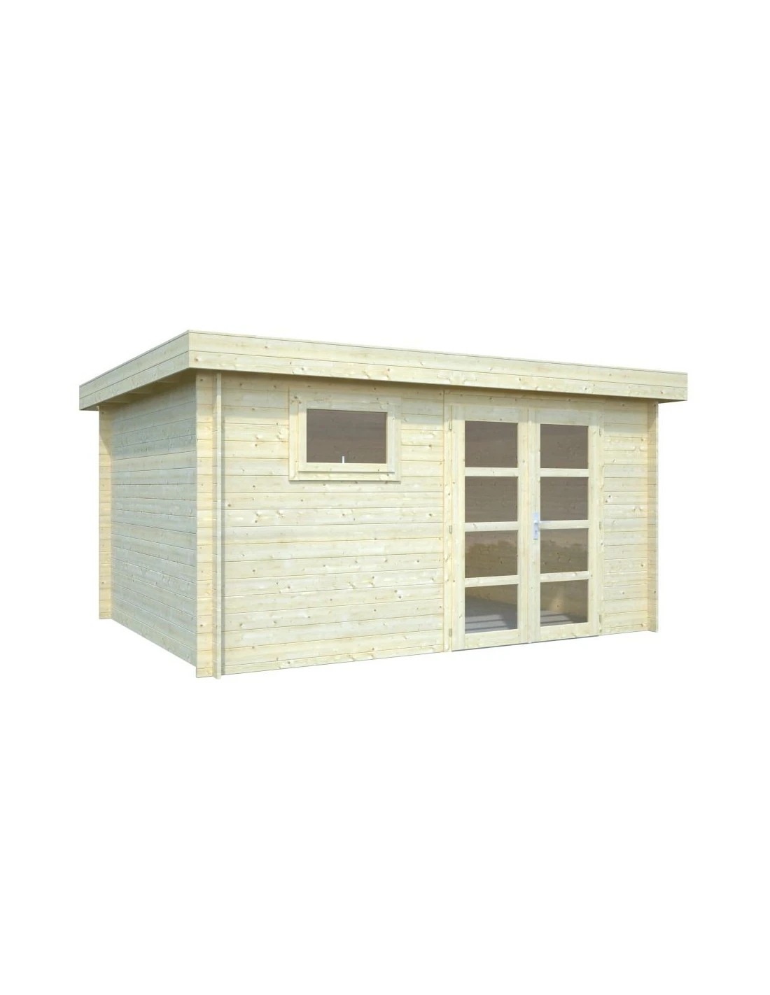 Abri De Jardin Elsa 11.7 M² En Bois Massif 28 Mm – Image 2