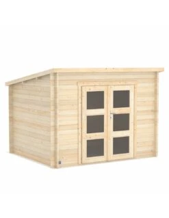 Abri De Jardin Juno Modern 6 M² En Bois Massif