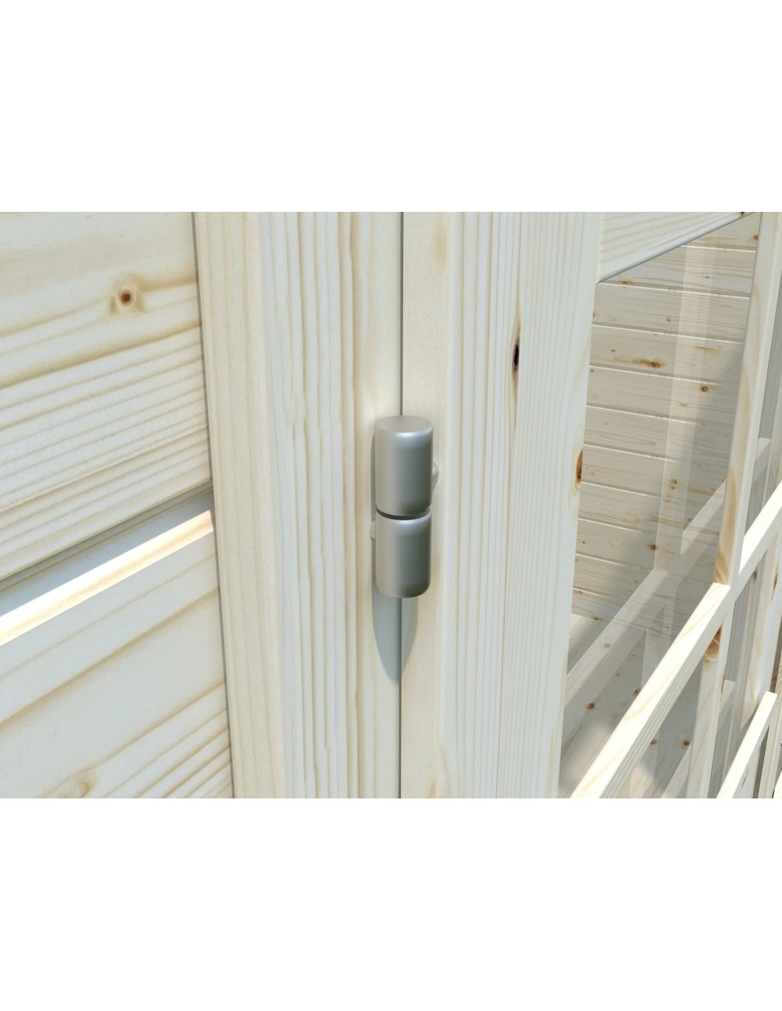 Abri De Jardin Tina 10.8 M² En Bois Massif 34 Mm – Image 8