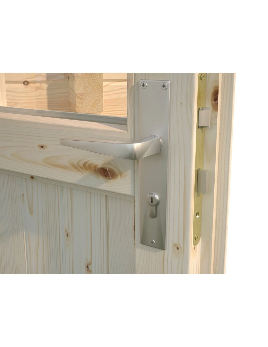 Abri De Jardin Tina 7.8 M² En Bois Massif 34 Mm – Image 10