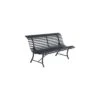 Banc De Jardin Louisiane L.150 Cm - Métal - Carbone