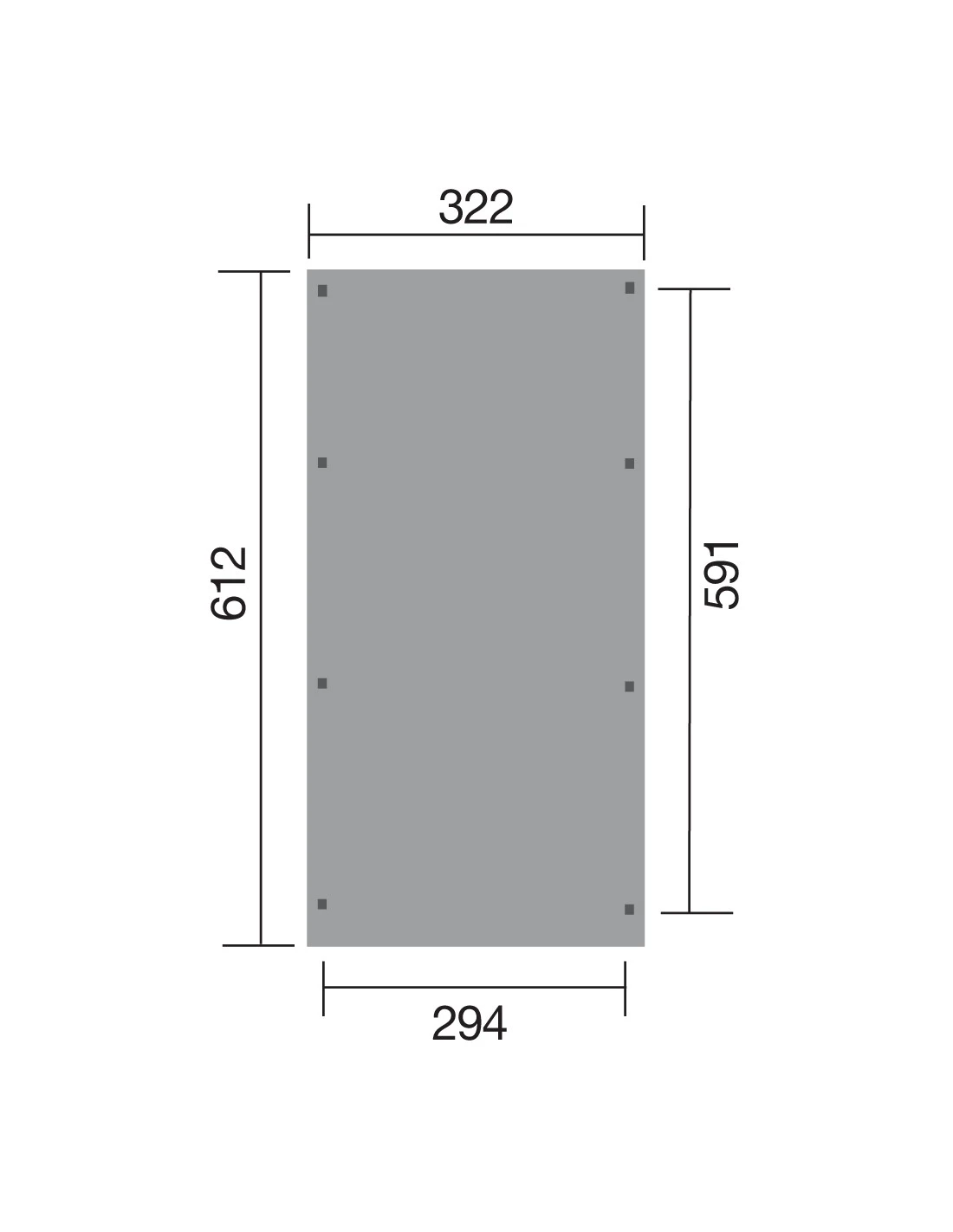 Carport WEKA 617 De 19 M² Traitée Autoclave – Image 2