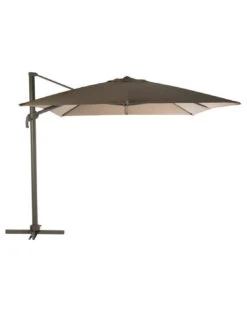 Parasol Déporté Éléa 3 X 4 M - Noisette / Tonka