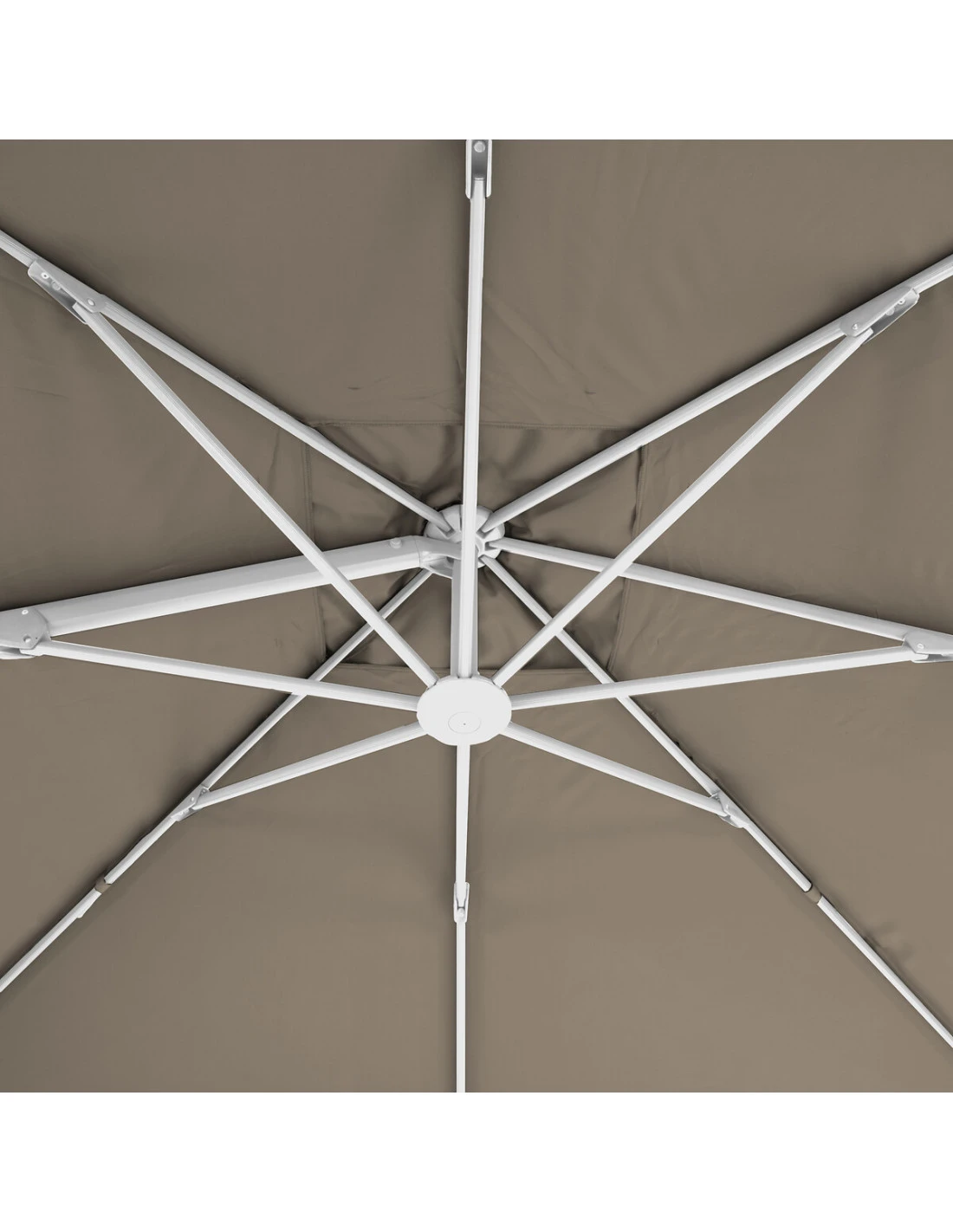 Parasol Déporté Elea 3x3 M Toile Olifen Noisette – Image 3