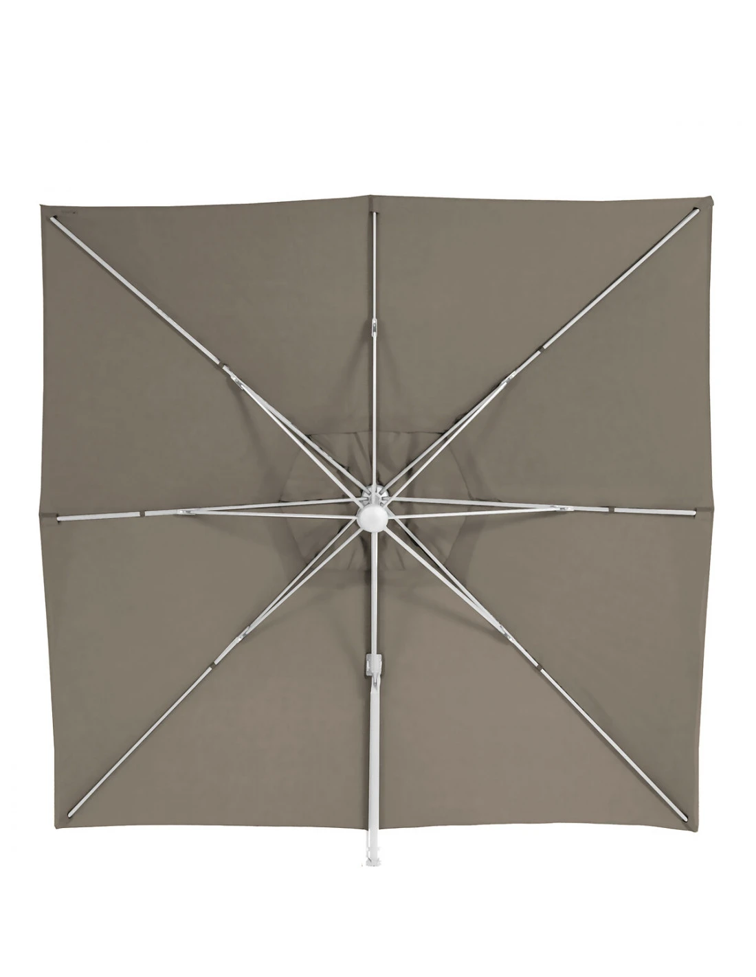 Parasol Déporté Elea 3x3 M Toile Olifen Noisette – Image 5