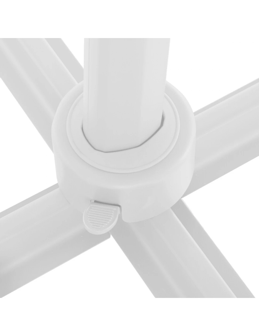 Parasol Déporté Eléa 4,2 X 3 M Hexagonal - Aluminium Et Toile Oléfine - Noisette – Image 4