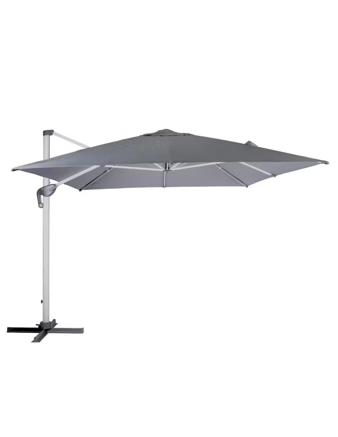 Parasol Déporté Équador 3x4 M - Ardoise – Image 2