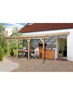 Pergola WEKA 671 Adossée De 21.5 M² Traitée Autoclave