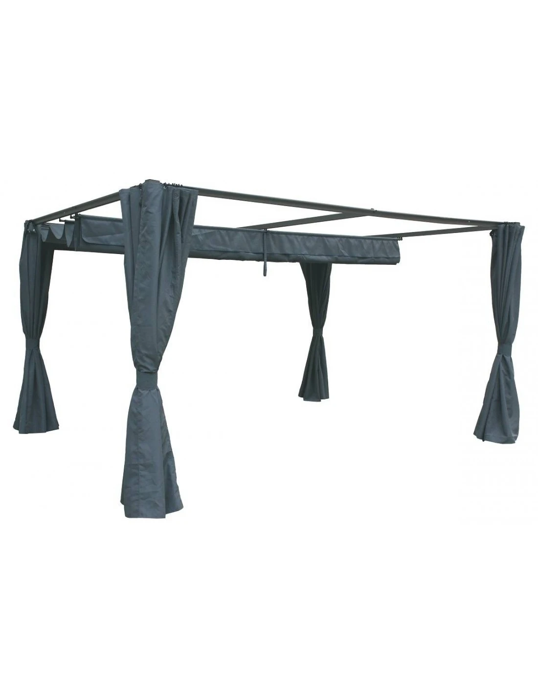 Tonnelle De Jardin Palmeira Ardoise 3 X 4 M - Toit Rétractable – Image 3