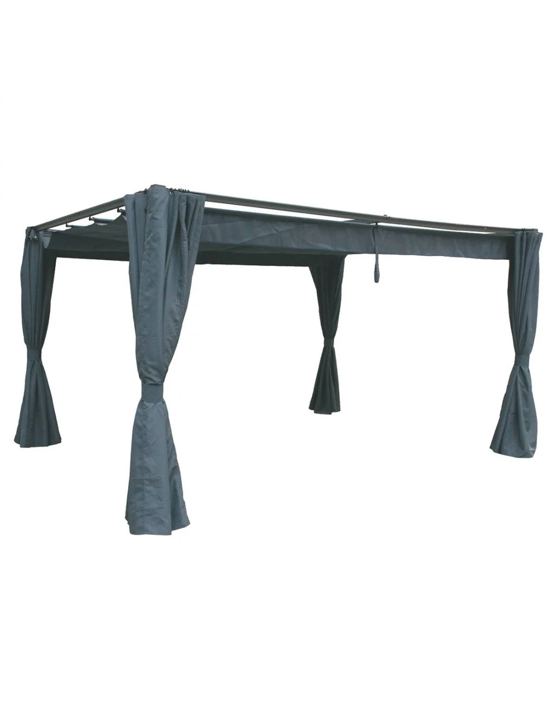 Tonnelle De Jardin Palmeira Ardoise 3 X 4 M - Toit Rétractable – Image 4