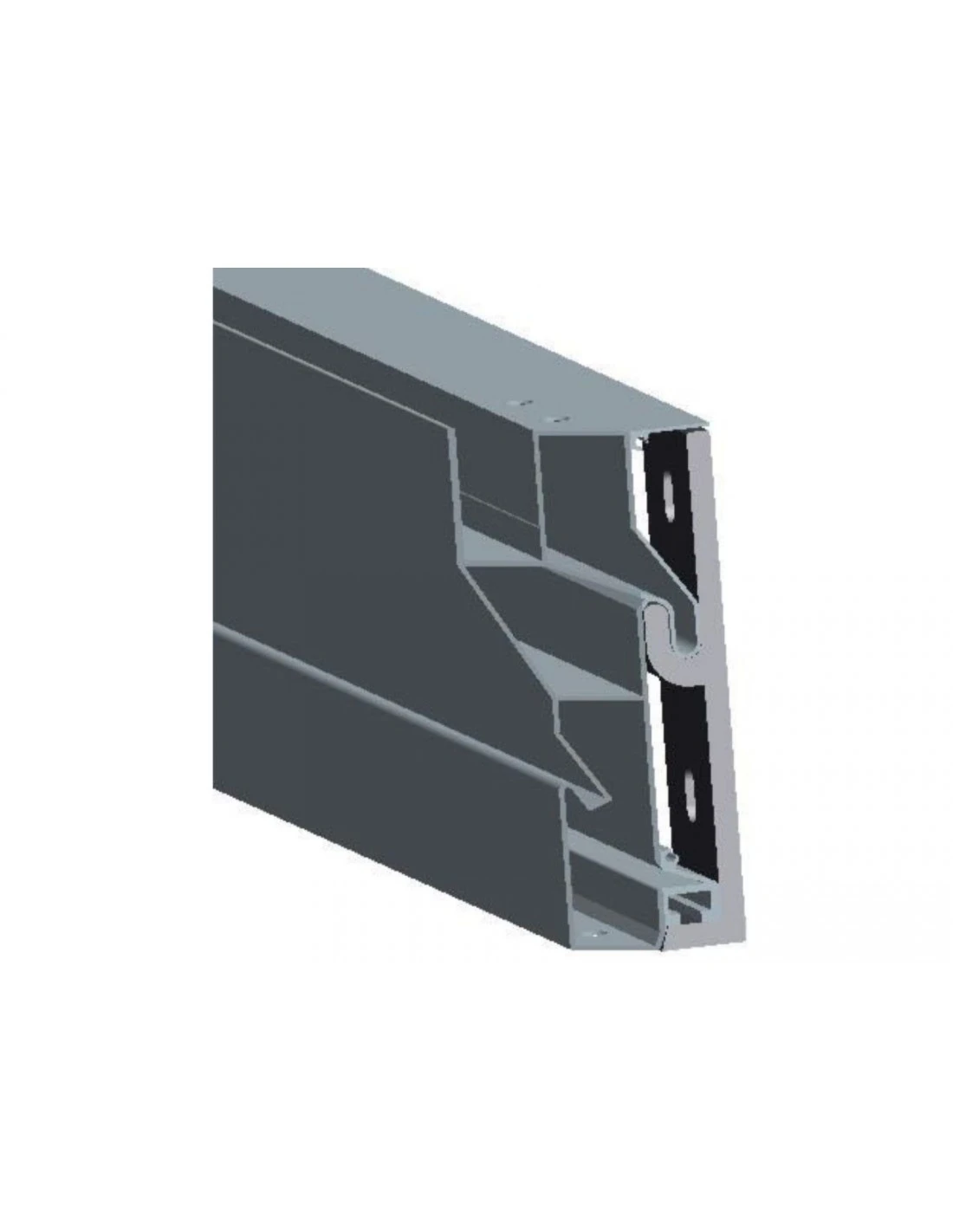 Tonnelle Zéphir Adossée Bioclim 3x4 M Manuel - Grey / Gris – Image 4