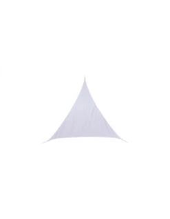 Voile D'ombrage Curacao Triangulaire 5 X 5 X 5 M - Blanc